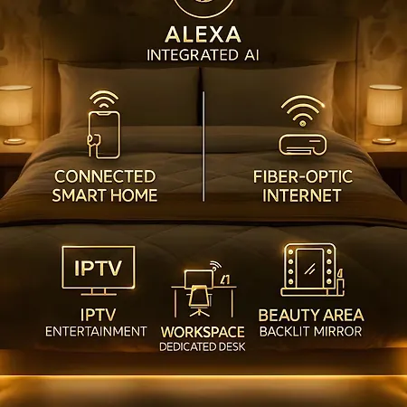 Apartment Modern Lux Netflix 5 Pers